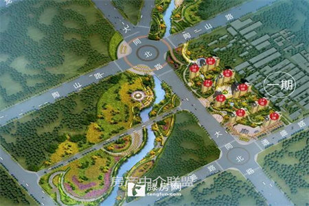 城北翠湖天地3室2厅1卫170万123m2两室一厅朝阳户型